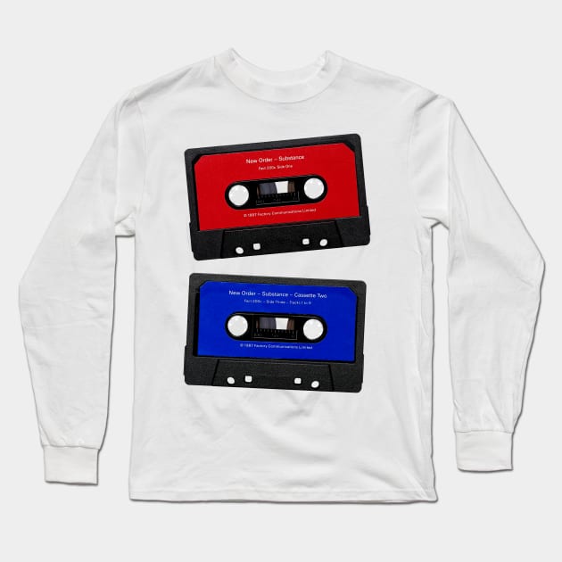 Substance: Cassette Tape 1 & 2 Long Sleeve T-Shirt by Scum & Villainy